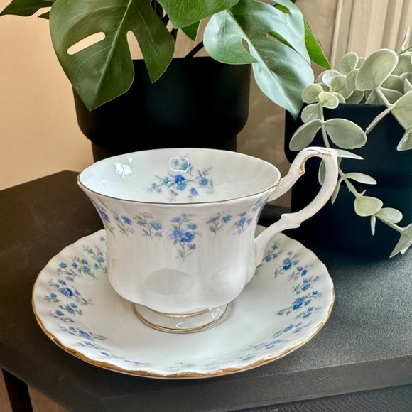 Vintage (1970s) Royal Albert Memory Lane Teacup and Saucer Set - Picture 1 of 7